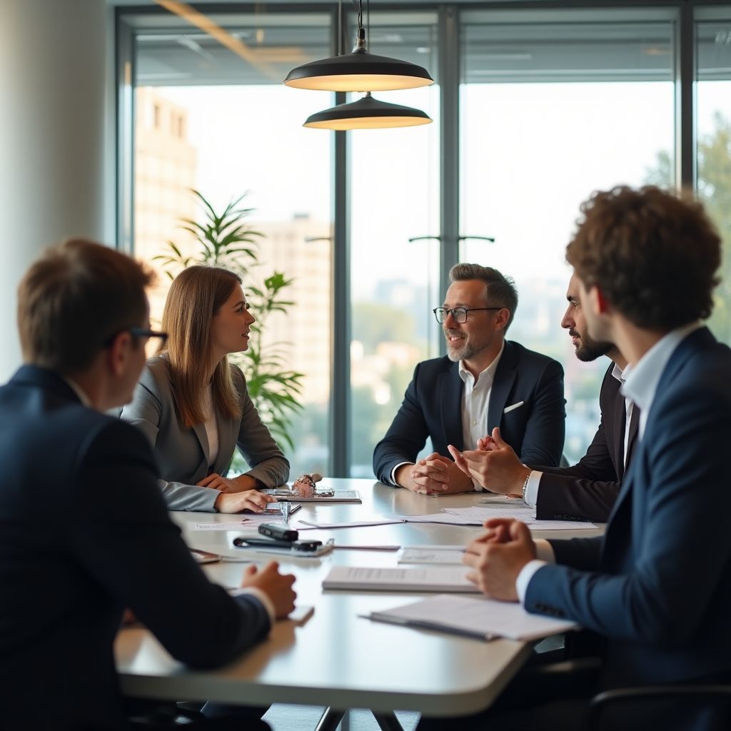 Equipo de ConsultaPro en oficina moderna